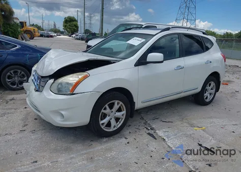 2011 Nissan Rogue Sv из США, поврежденный, VIN JN8AS5MT9BW179742